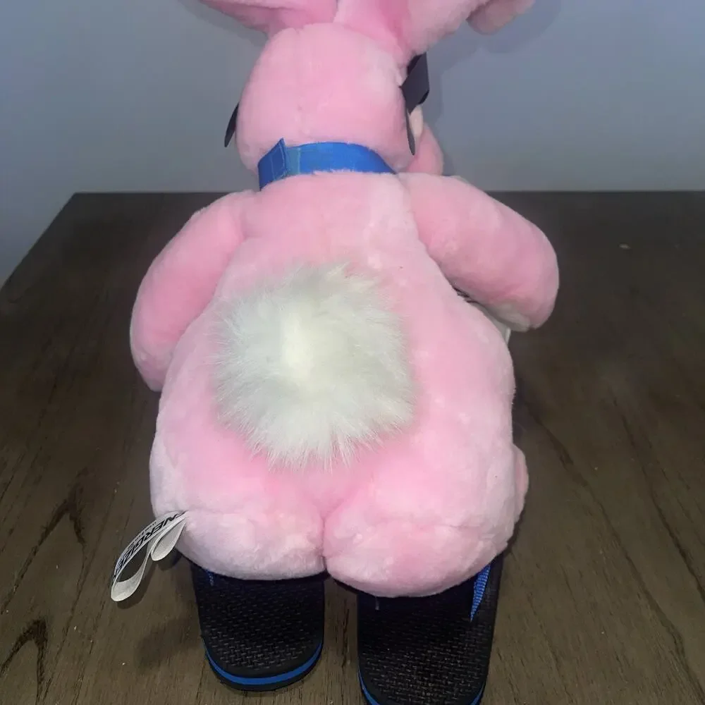 1989 Animal Fair Pink Energizer Bunny Rabbit Stuffed Plush Advertising